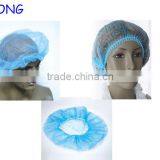 Disposable Bar Nonwoven Fabric Blue Surgical Mob Cap