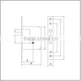 Roller Grade 3 Double 45mm Backset Mortise Lock Body thumbnail-2