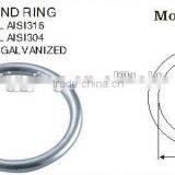 Steel Electric Galvanized Handle Bag Welded Round Ring Nose Ring In Carabiner Rigging Hardware Manufacturer thumbnail-5