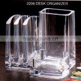 100% Imported Pure Acrylic Desk Organizer