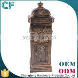 The Most Popular Style In Europe Traditional Desigh Crown Decorative External Post Box From China thumbnail-3