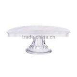 Handmade Colored Glass Plates With Stem for Cake. thumbnail-1