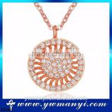 Top Quality New Fashion export supply Fashion bridal crystal big round full diamond indian statement necklace N0080
