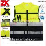 Hi-vis EN20471 Disposable Work Safety Vest With Pockets thumbnail-3