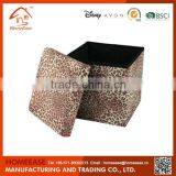 Wholesale Collapsible Made in China Novelty Leopard Storage Box thumbnail-1