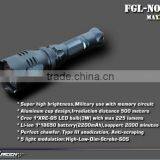 Rechargeable 18650 Hard Anodation Police Led Flashlights thumbnail-2