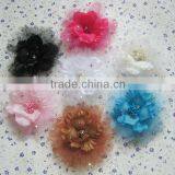 2013 Hot Chiffon Flowers, Decorative Handmade Flowers for Dresses,shabby Chiffon Flowers Wholesale, thumbnail-1