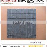 15*15 Black Marble Honed Mosaic Tiles thumbnail-6
