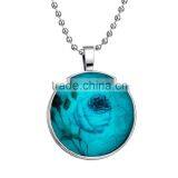 Rose Glowing Necklace DIY Jewelry Glass Dome Pendant--accept Your Picture to do It. thumbnail-5