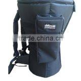 African Djembe Drums Gig Bags Pro Nylon Black With African Map thumbnail-3