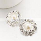 Rhinestone Pearl Button,decorative Pearl Button for Garment Accessories thumbnail-3