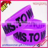 2014 popular best quality silicon wristband in China