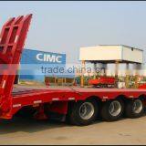 Heavy Machine Transportation 3 Axles Low Bed Semi Trailer thumbnail-3