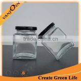Honey Jar 200ml Square Glass Jar With Cap thumbnail-2