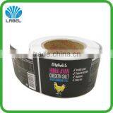 Custom Adhesive Sticker Canned Food Label,food Packaging Label