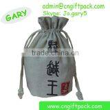 Natual Cotton Linen Tea Gift Packaging Bag thumbnail-6
