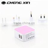 3 Pin Port Wall Socket With Usb Car Charger Plug Adapter