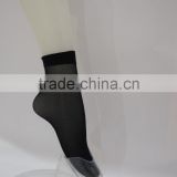 15D 100% nylon women ankle silk socks