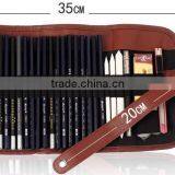 Factory Wholesale Roll Up Wrap Pencil Case;Roll Up Canvas Pencil Case thumbnail-2