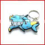 3D Custom Delicate Promotional Item Pvc Keychain With Metal Ring