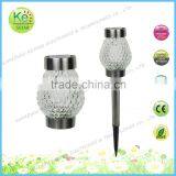 Pineapple Glass Pathway Lighting Garden Led Outdoor Solar Light