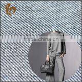 Black & White yarn dyed fabric linen polyester rayon woven twill fabric for pants