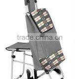Satin Folding Shopping Bag With Wheels Trolley Bag Supplier in Dubai thumbnail-4