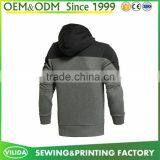 Custom Plain Zip up Black Man Neoprene Jacket Casual Varsity Jacket thumbnail-4