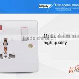 White 250V 10amp 3 Pin Multi Universal Socket Outlet thumbnail-4