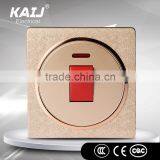 2016 New Design Wall Mounted Luxury 25A Single Electrical Switch for Home Hotel