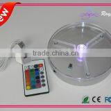 Multi-color Led Candle Holder Led Centerpiece Light Base 6inch Led Wedding Vase Light for Decoration thumbnail-1