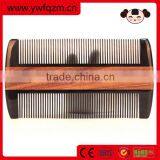 New Design Wooden Horn Beard Double Hair Lice Comb thumbnail-1