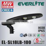 100w High Power Streetlight With Aluminum Lamp Body Cob Led Solar Street Light