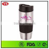 Drink Ware Type 16 Ounce Double Wall Insulated Stainless Steel Coffee Tumbler With Push Lid thumbnail-6