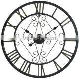30" Large Iron Silent Sweep Movement Wall Clock