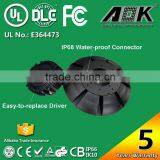 UL DLC TUV GS CE RoHS SAA Listed UFO LED High Bay Light 150W thumbnail-6