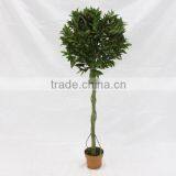 Fake Artficial Decorative Topiary Bay Ball Tree House Wooden Trunk thumbnail-2