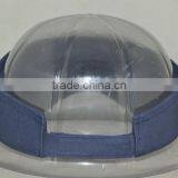 Guangzhou Hat Factory Professional Custom 100% Cotton/dark Blue/sun Visor thumbnail-3