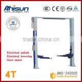 Clear Floor Portable Two Post Hydraulic Car Lift Price 4000KG thumbnail-1