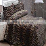 Home Textile High Quality Zebra Printed Heating Flannel Blanket thumbnail-1