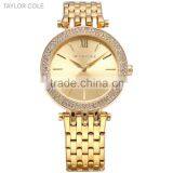 Women Japan Quartz Movement Ladies Fancy Crystal Watches thumbnail-1