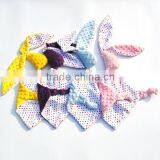 Colorful Christmas Tree Decorate Gift Cute Lovely Minky Bunny Blanket thumbnail-3