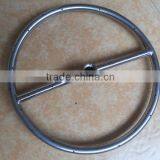 24" gas firepit/ fireplace decorative ring /triple/ H burner