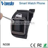Vondo New N388 GSM Quadband Voice Dialing Unlocked Touch Screen--Black Watch Cell Phone thumbnail-3