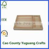 Unfinished Wooden Trays Breakfast Set Tray thumbnail-1