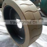 China Solid Non Marking Pneumatic Forklift Tires White thumbnail-4