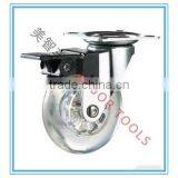 2-4 Inch pu Transparent Casters With and Without Brakes thumbnail-2