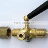 3-way Brass Pressure Gauge Cock thumbnail-1