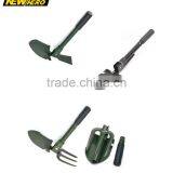 Mini Size Outdoor Camping Multifuntion Folding Shovel With Rake thumbnail-1
