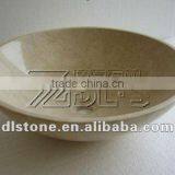 Good Finishing Beige Marble Countertop Basin thumbnail-1